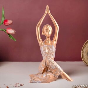 Yoga Lady Home & Office Decor showpiece