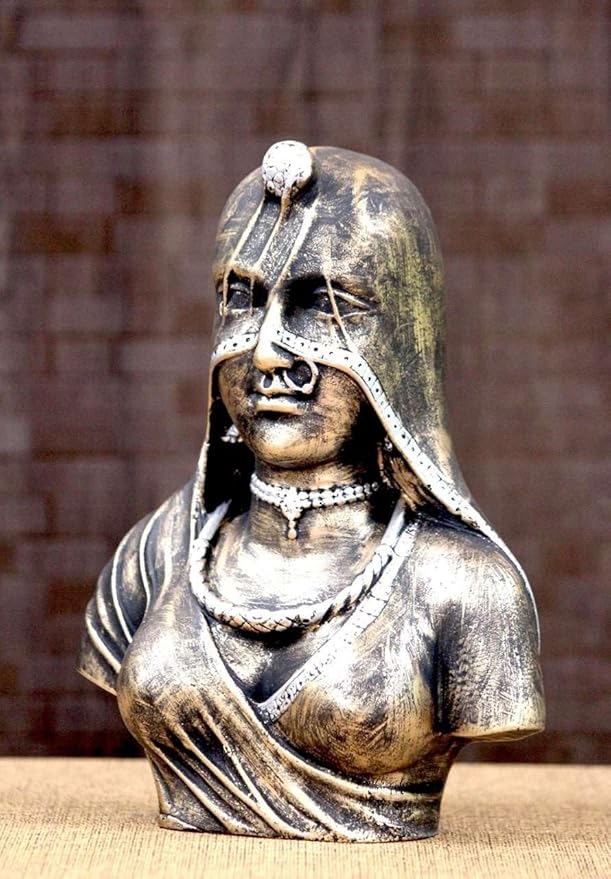 bani thani  Resin Handcrafted Human Women Face handicrafted.