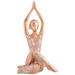 Yoga Lady Home & Office Decor showpiece