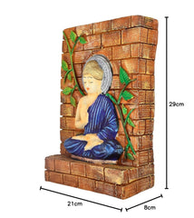 Antique Blessing Buddha Statue Sculpture Home Decor Living Room Idol &  Gift Decorative Showpiece .