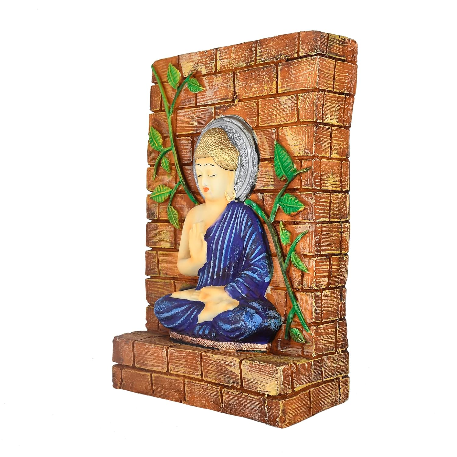 Antique Blessing Buddha Statue Sculpture Home Decor Living Room Idol &  Gift Decorative Showpiece .