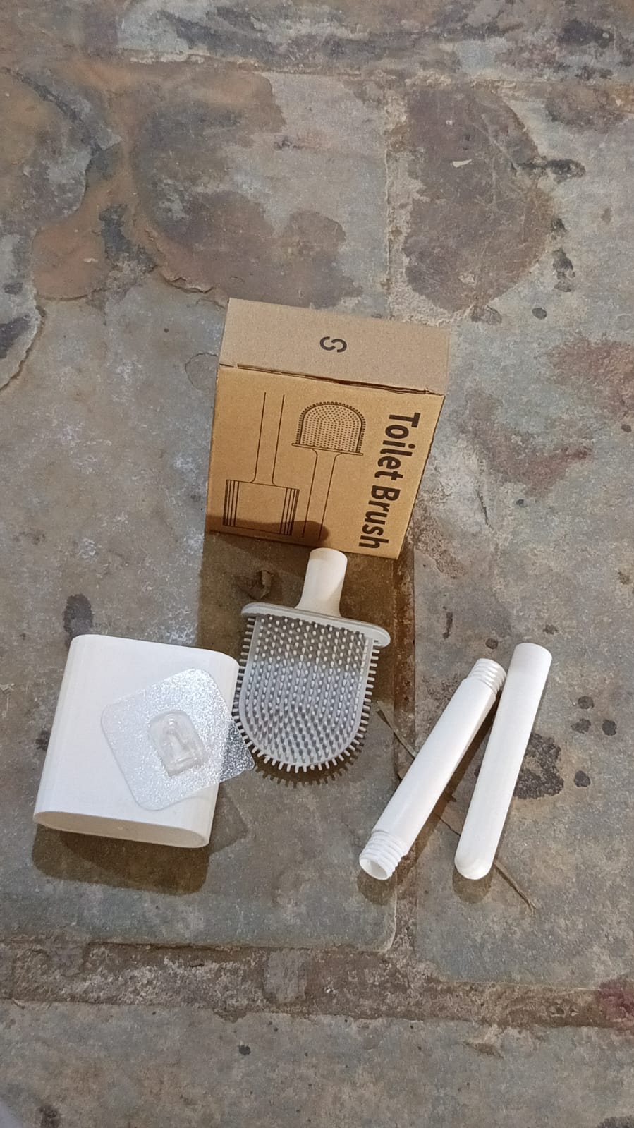 Portable Silicone Toilet Brush ? Wall-Mounted, Anti-Drip Cleaner with Non-Slip Handle