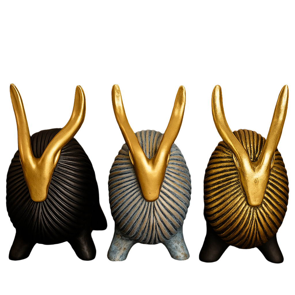 Abstract Antelope Figurine Set – Modern Resin Antelope Decor for Home