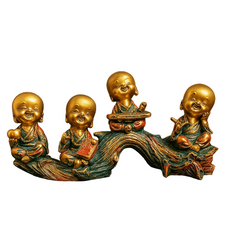 Laughing Monk decor Showpiece