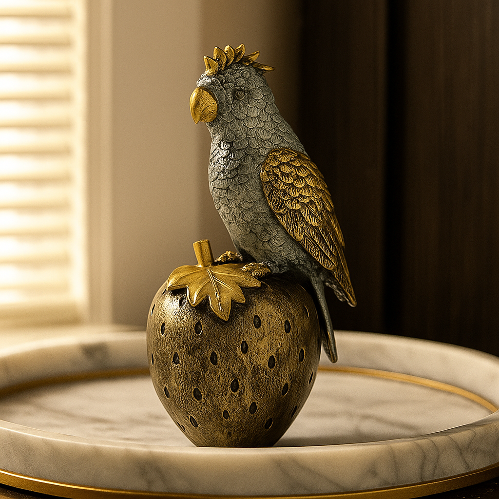 Modern Bird Decor Sculpture Set