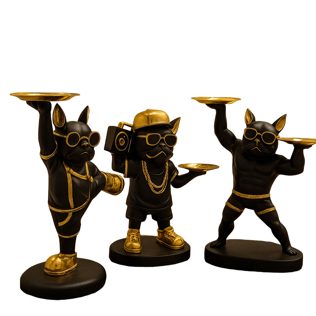 Luxury French Bulldog Butler Set