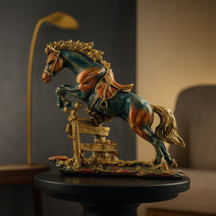 Luxury Rearing Horse decor showpiece