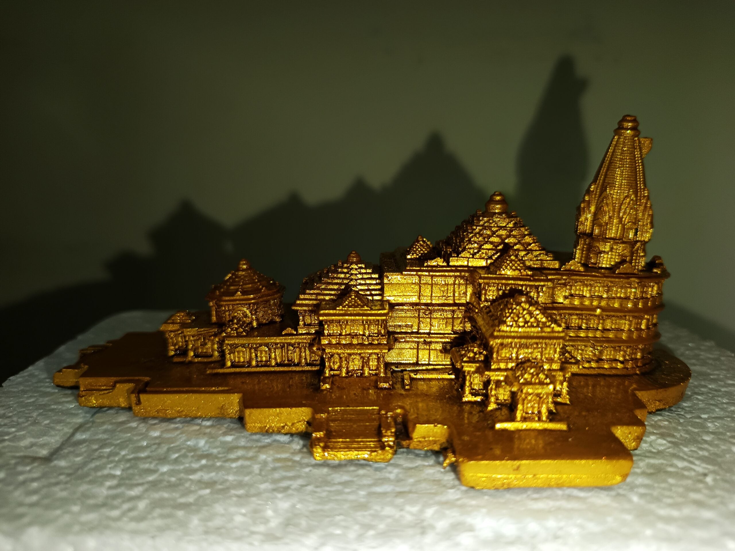 Shree Ram Janmabhoomi Mandir Showpiece ??Divine Temple Model for Home, Office & Spiritual Decor