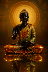 Meditation buddha decor showpiece1