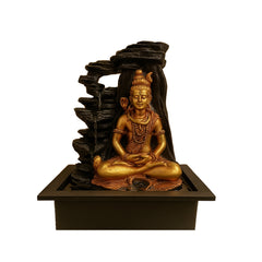 Lord Shiva Tabletop Fountain Showpiece