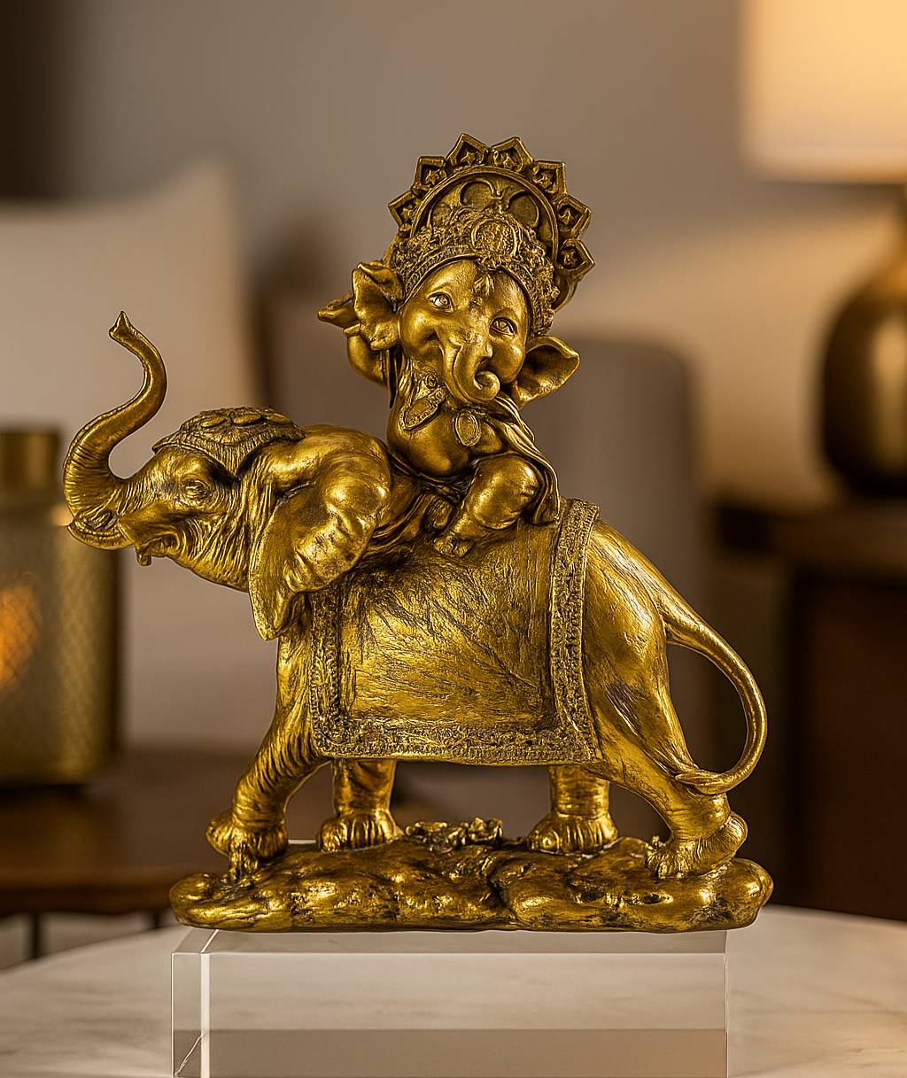 Premium Handicraft Ganesh Elephant Statue