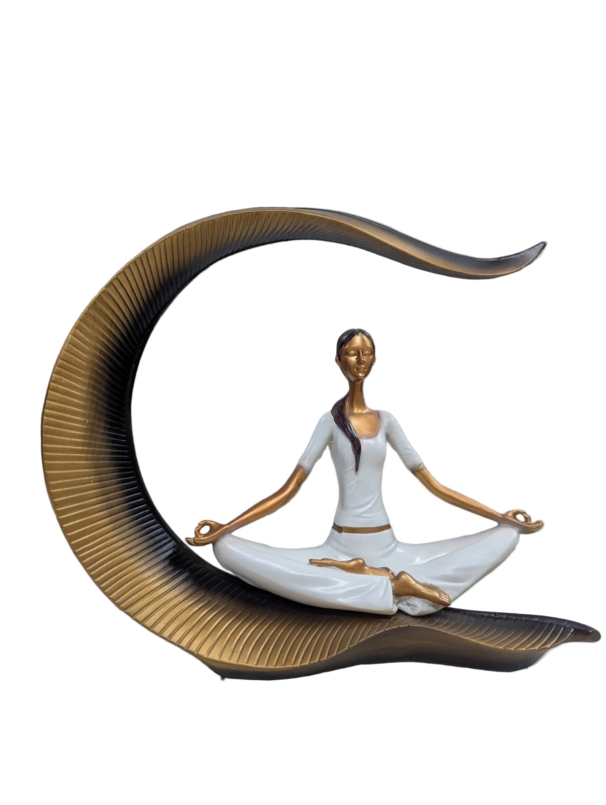 Yoga Lady Sculpture Decor