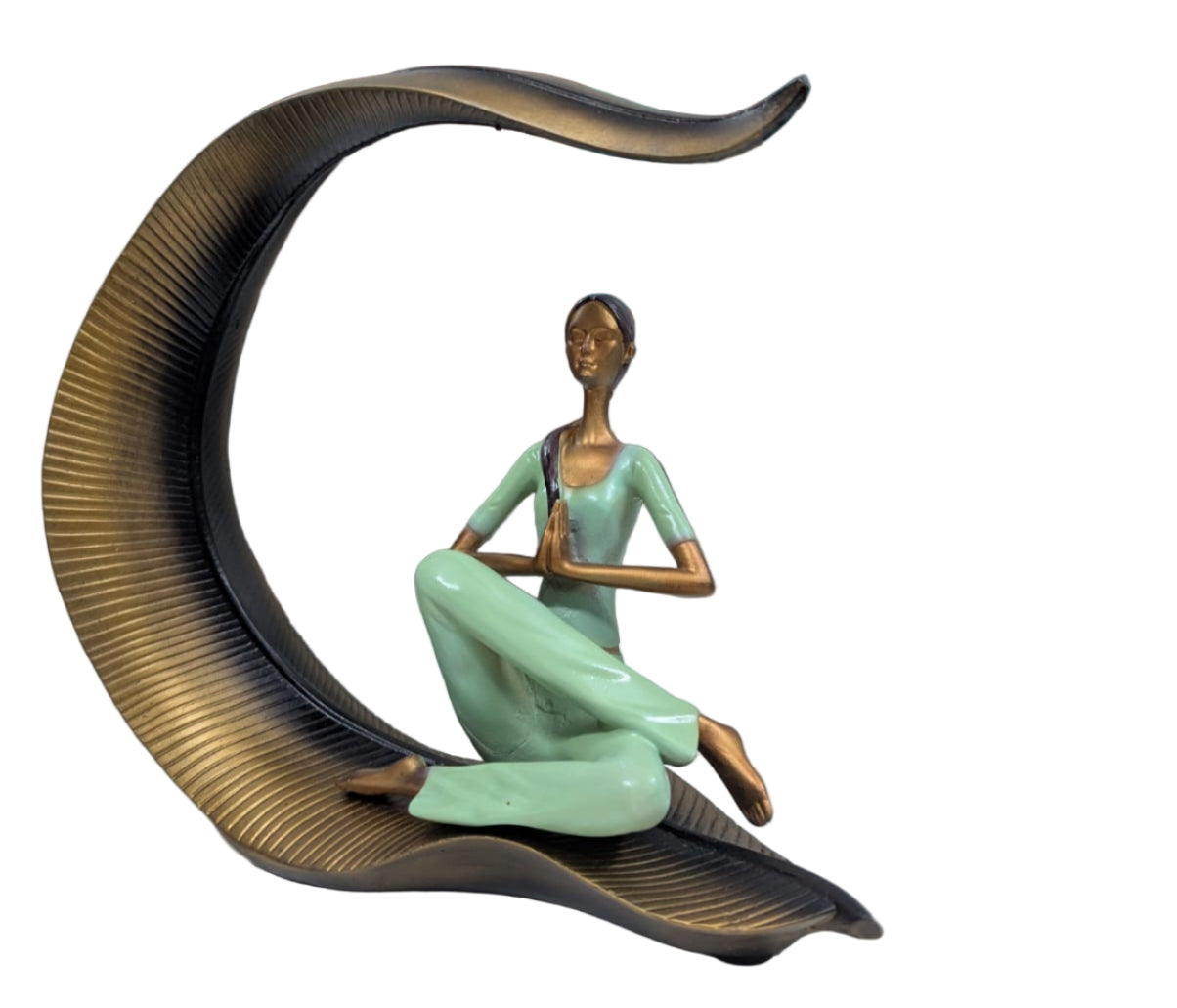 Yoga Lady Sculpture Decor