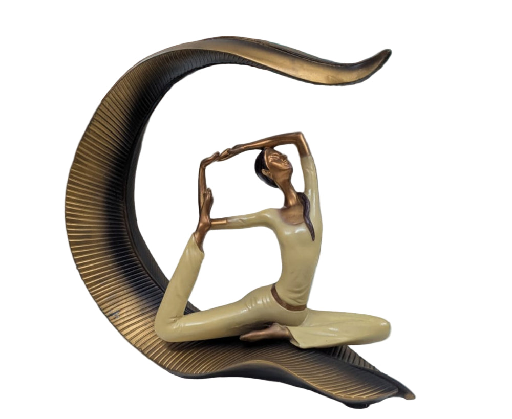 Yoga Lady Sculpture Decor