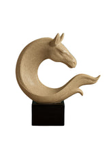 Horse Head Sculpture Decor | Abstract Horse Figurine | Modern Horse Table Decoration