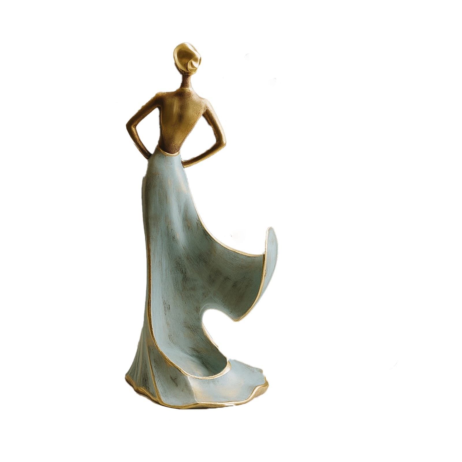 Lady Wine Bottle Holder showpiece