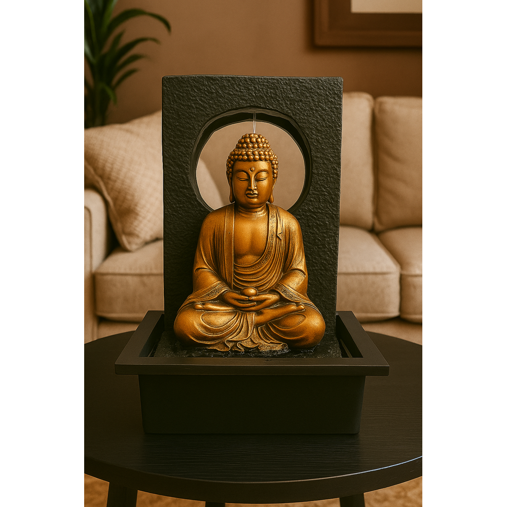 Buddha Tabletop Fountain Showpiece