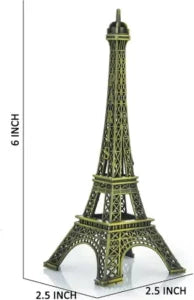 Antique Finish Metal Paris Eiffel Tower handicraft