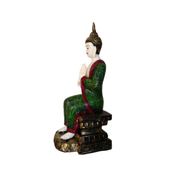 Lord Blessing Buddha Idol Sculpture | Buddha Statue for Home Decor & Gifting | Pooja Article | Housewarming & Diwali Decoration Showpiece