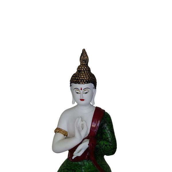 Lord Blessing Buddha Idol Sculpture | Buddha Statue for Home Decor & Gifting | Pooja Article | Housewarming & Diwali Decoration Showpiece