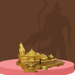 Shree Ram Janmabhoomi Mandir Showpiece ??Divine Temple Model for Home, Office & Spiritual Decor
