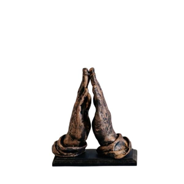 Polyresin Namaste Hand Decor ??Handcrafted Showpiece