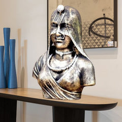 bani thani  Resin Handcrafted Human Women Face handicrafted.