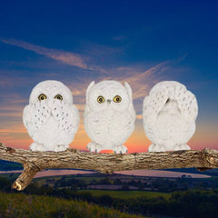 Three Wise Owls decor showpiece