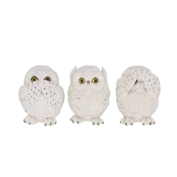Three Wise Owls decor showpiece