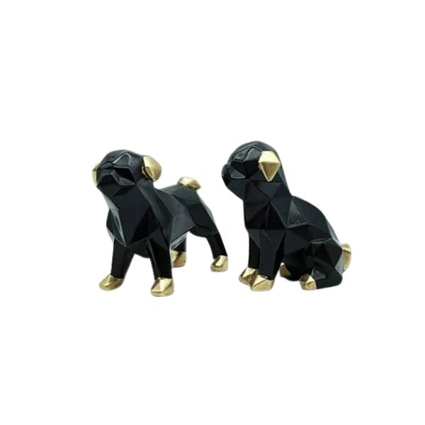"Elegant Dog Pair Showpiece for Home D?cor ??Decorative Figurine for Living Room & Office"