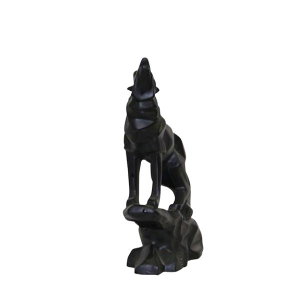 Antique Matt Finish Wolf Statue ??Home Decorative Showpiece | Wolf Sculpture Figurine for Desk, Hotel, Living Room & Tabletop Gift Decoration