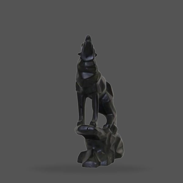 Antique Matt Finish Wolf Statue ??Home Decorative Showpiece | Wolf Sculpture Figurine for Desk, Hotel, Living Room & Tabletop Gift Decoration