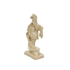 Human Face Couple Sculptures Showpieces Based on Modern Theme Abstract Design Art Figurines for Home Decor Living Room Decorative Display