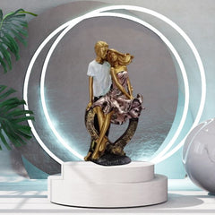 Dil Love Couple Showpiece, Dil Couple for Home Decor, Bedroom, Valentine Day Gift | Couple Statue, Figurine...