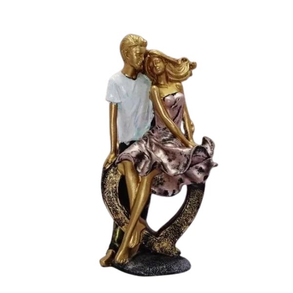 Dil Love Couple Showpiece, Dil Couple for Home Decor, Bedroom, Valentine Day Gift | Couple Statue, Figurine...