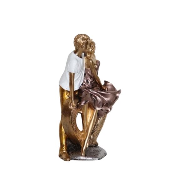 Dil Love Couple Showpiece, Dil Couple for Home Decor, Bedroom, Valentine Day Gift | Couple Statue, Figurine...