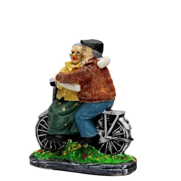 Dada Dadi Resin Display Piece Brings Luck Fengshui Vastu Home Decor 7.8 Inches Multicolor