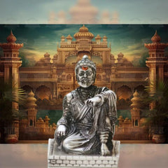 chhatrapati shivaji maharaj the legend of maharashtra statue matte finish resin showpiece