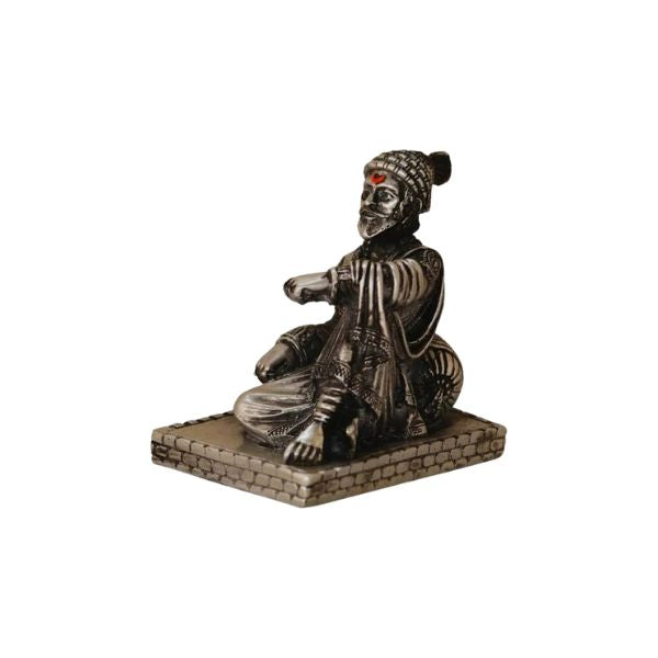 chhatrapati shivaji maharaj the legend of maharashtra statue matte finish resin showpiece