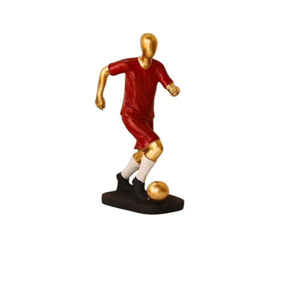 Football Player Statue for Home Decor and Gift Purpose Decorative Showpiece