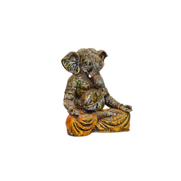 Multicolour Lord Ganesha Resin Idol Statue