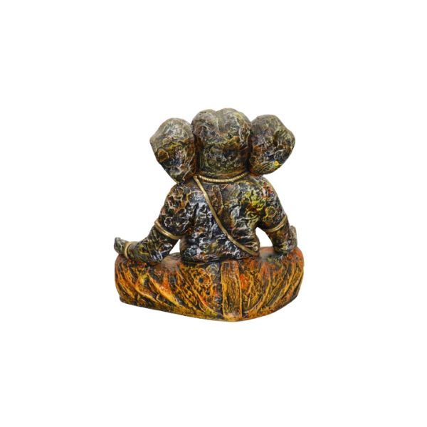 Multicolour Lord Ganesha Resin Idol Statue