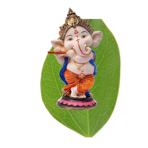 Handcrafted Little Ganesh Sculpture | Showpiece for Home & Office Decor