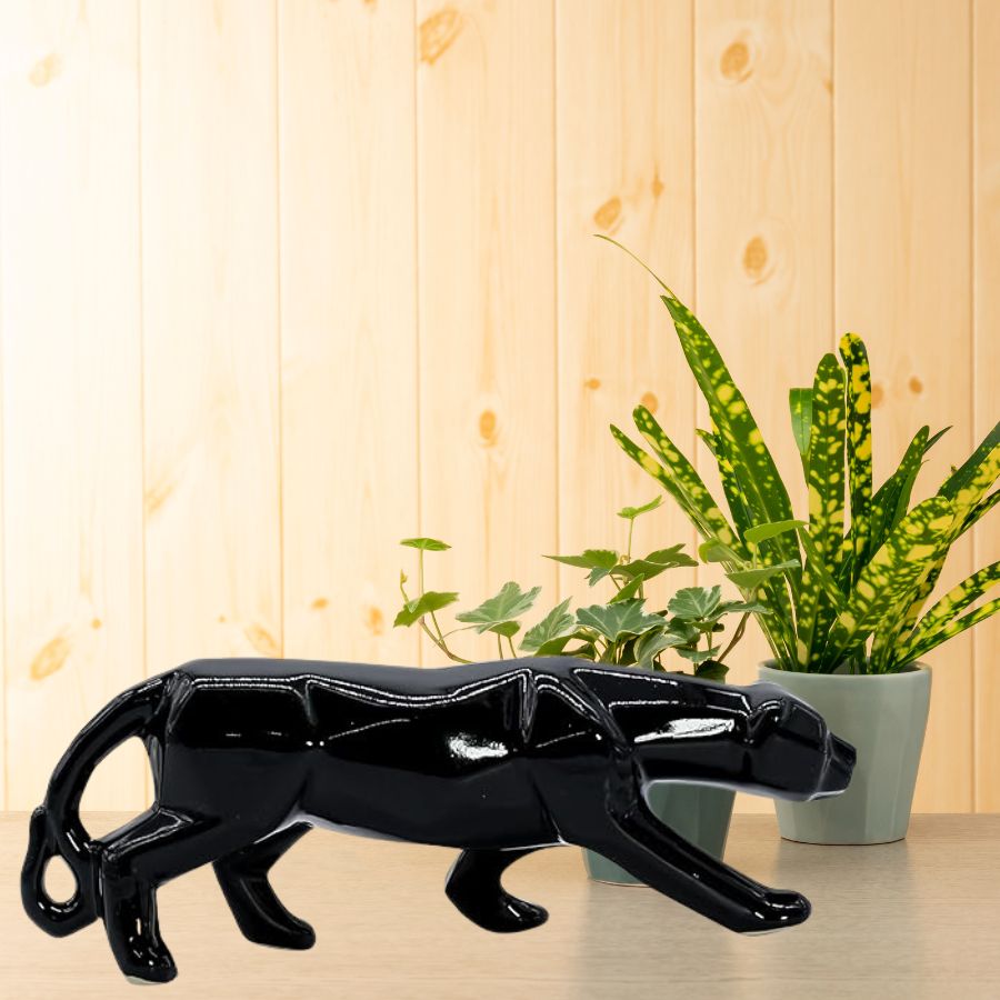 Black Panther Showpiece for Table Decor | Living Room | Office Decor