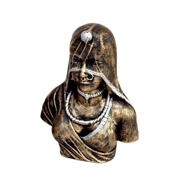 bani thani  Resin Handcrafted Human Women Face handicrafted.