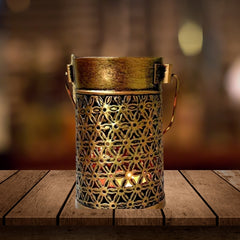 Handcrafted Beautiful Hanging Metal Lota Candle Holder Antique Shade Box for Home Decoration|Lantern|Candle Stand|Gifting